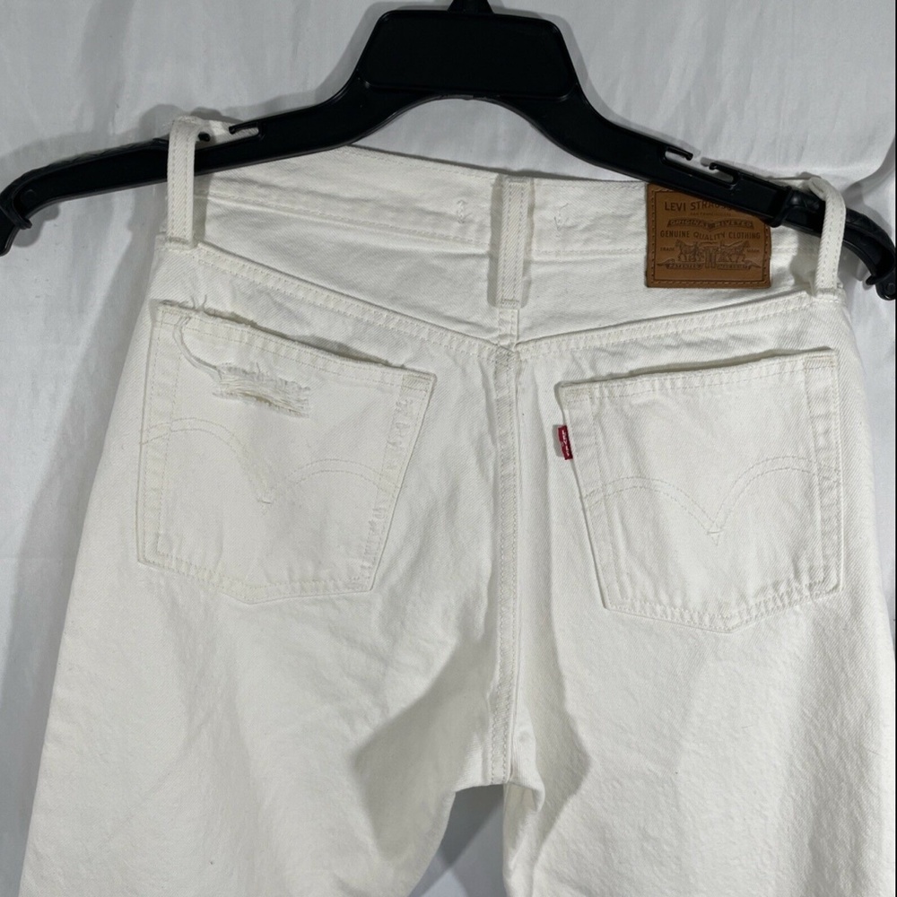 NEW Levi's‎ Wedgie Straight Leg Cropped Jeans in Cloud Bank [ SZ 27  ] - Picture 11 of 12